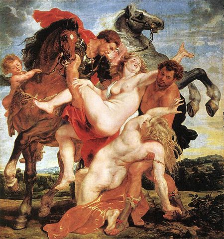 "Der Raub der Töchter des Leukipp" von Peter Paul Rubens