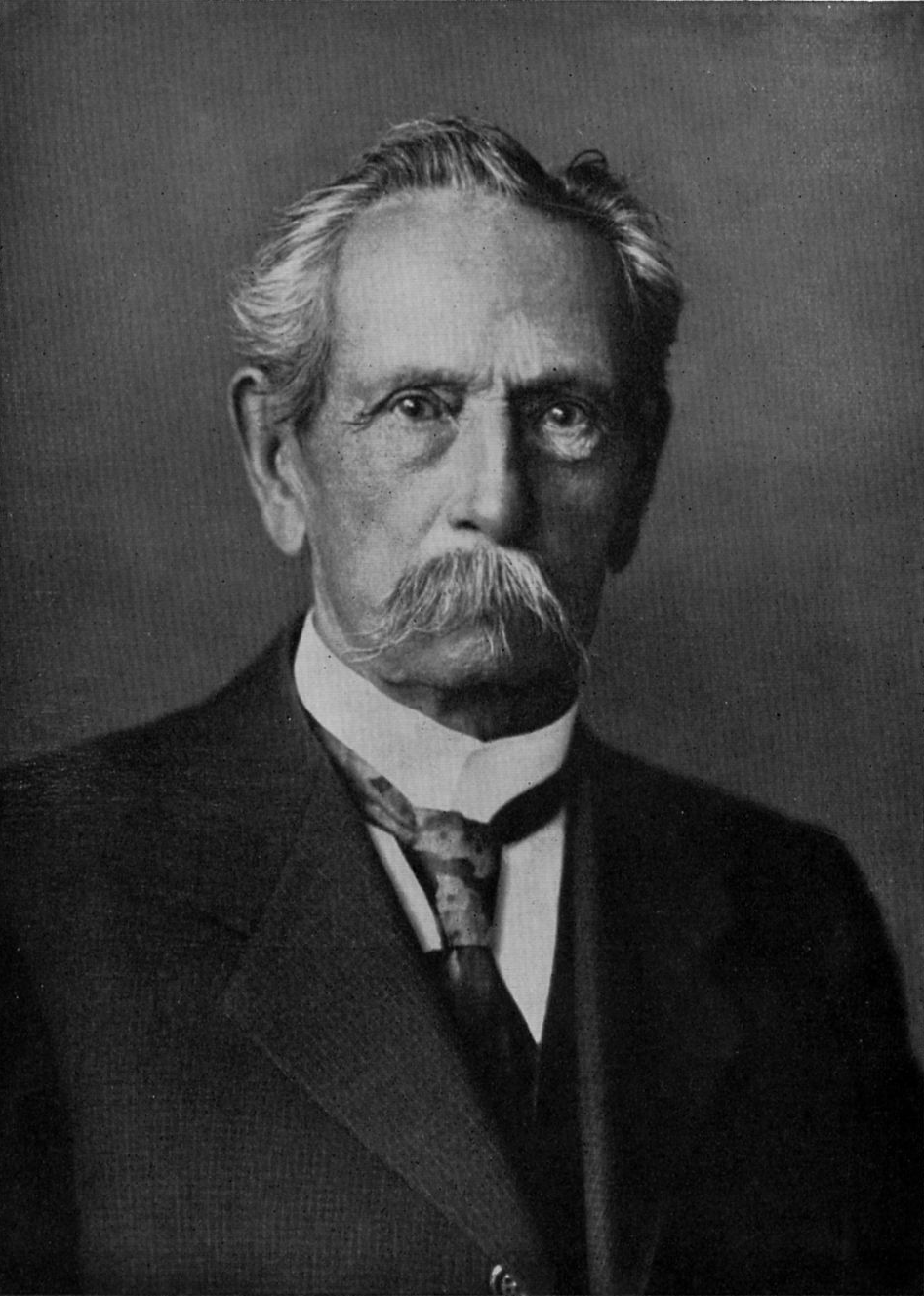 Foto von Carl Benz aus seiner "Lebensfahrt eines deutschen Erfinders"