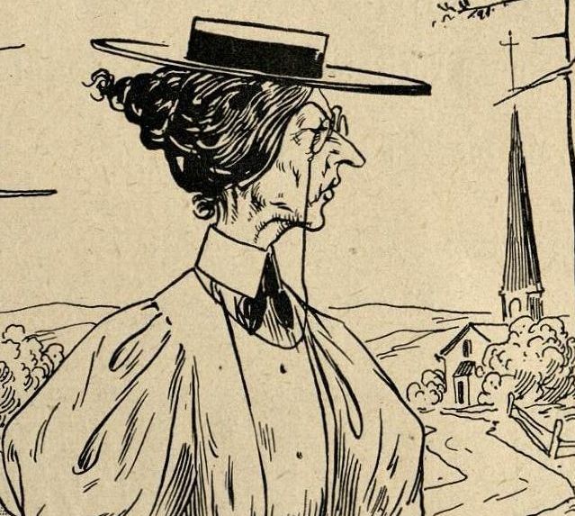 Ältliches Fräulein